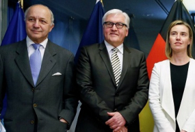 Mogherini Meets With German, French Counterparts For Iran Nuclear Talks